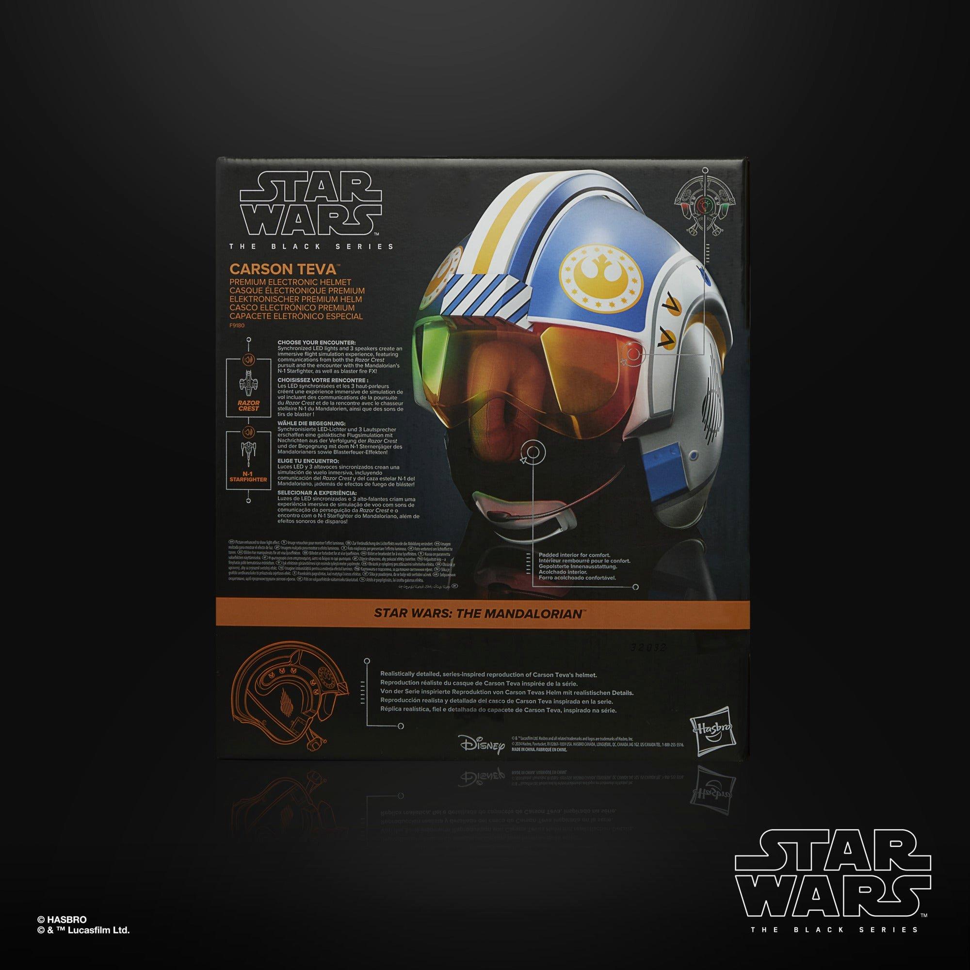 STAR WARS The Black Series Carson Teva Electronic Helmet