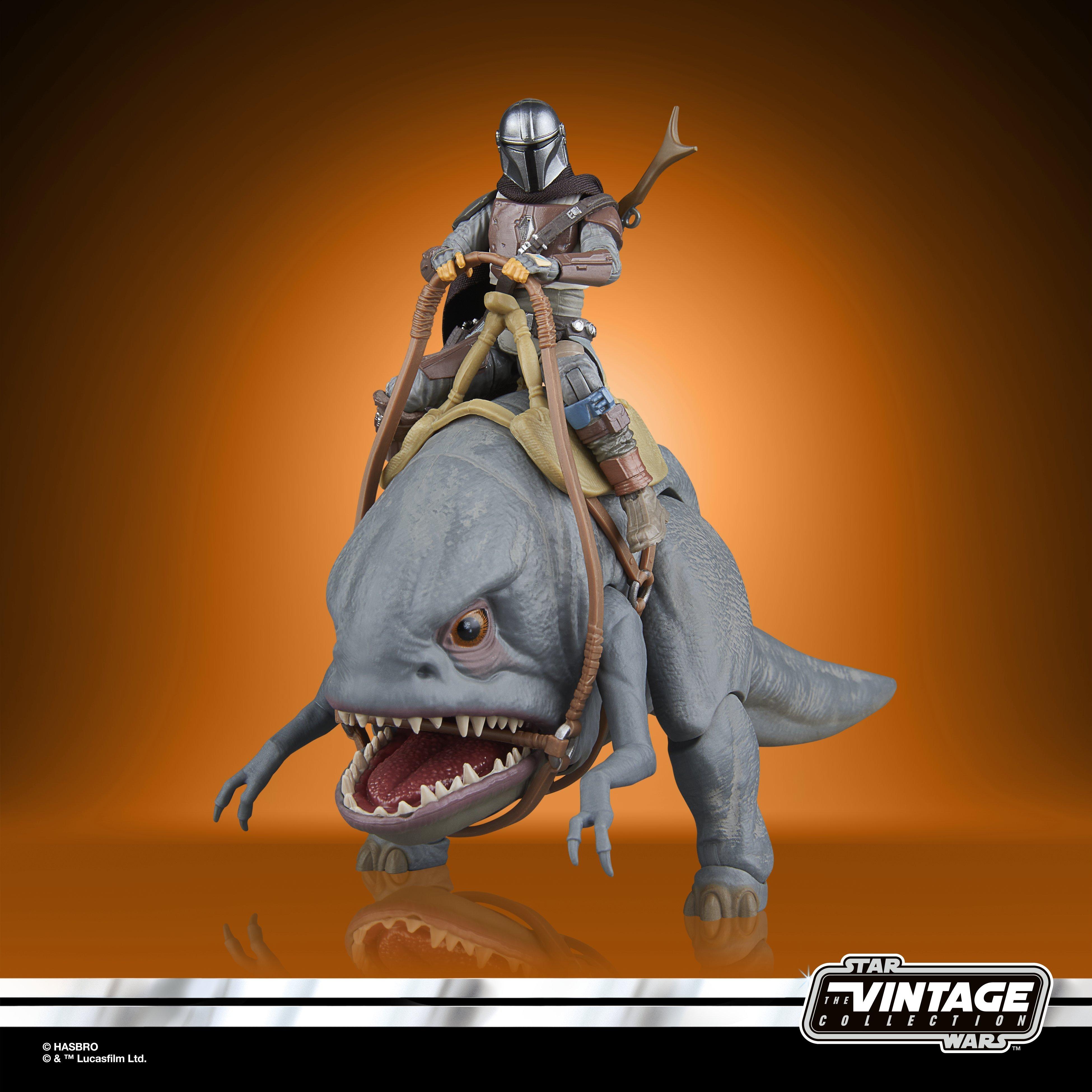 STAR WARS The Vintage Collection Blurrg & The Mandalorian
