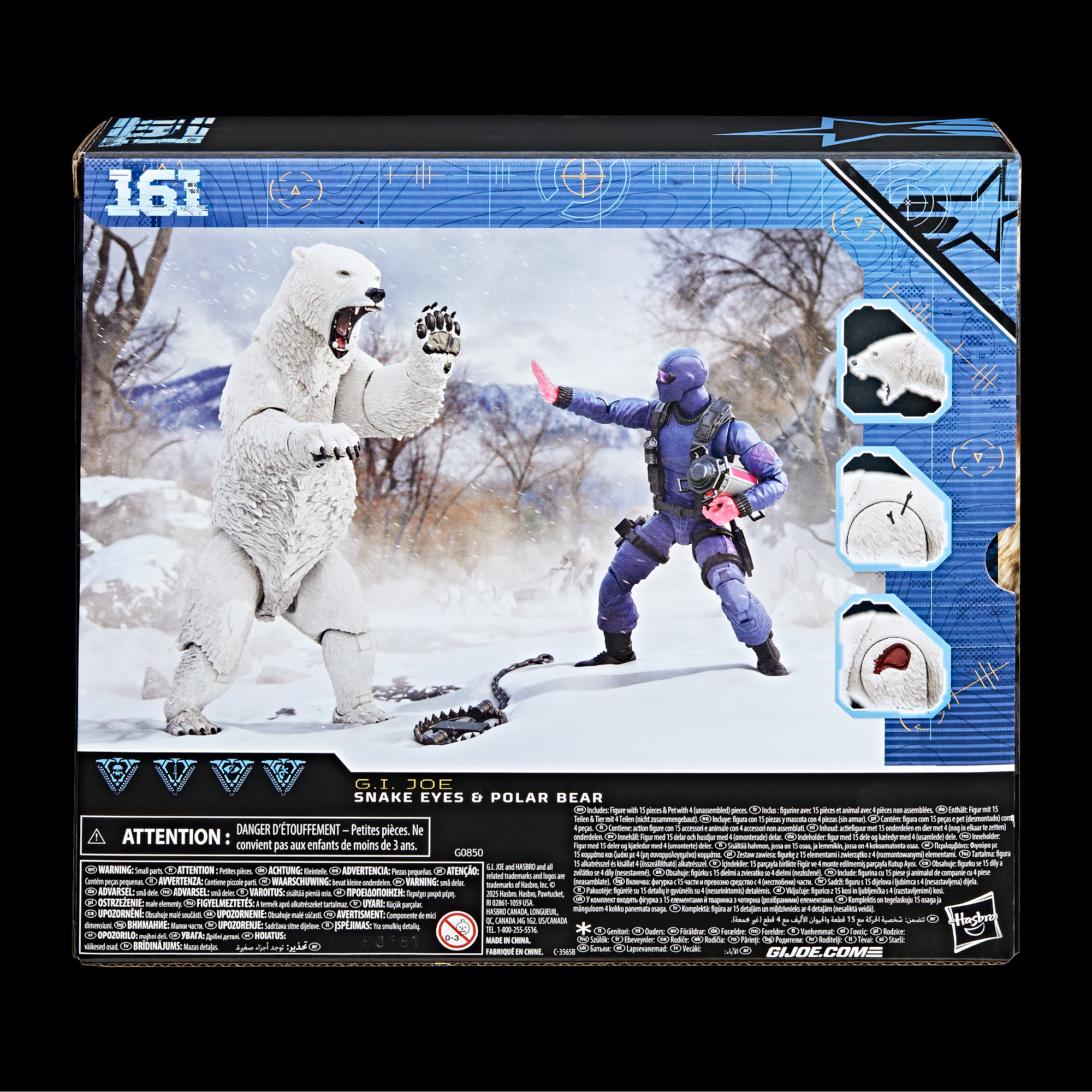 G.I. Joe Classified Series #161, Snake Eyes & Polar Bear Set