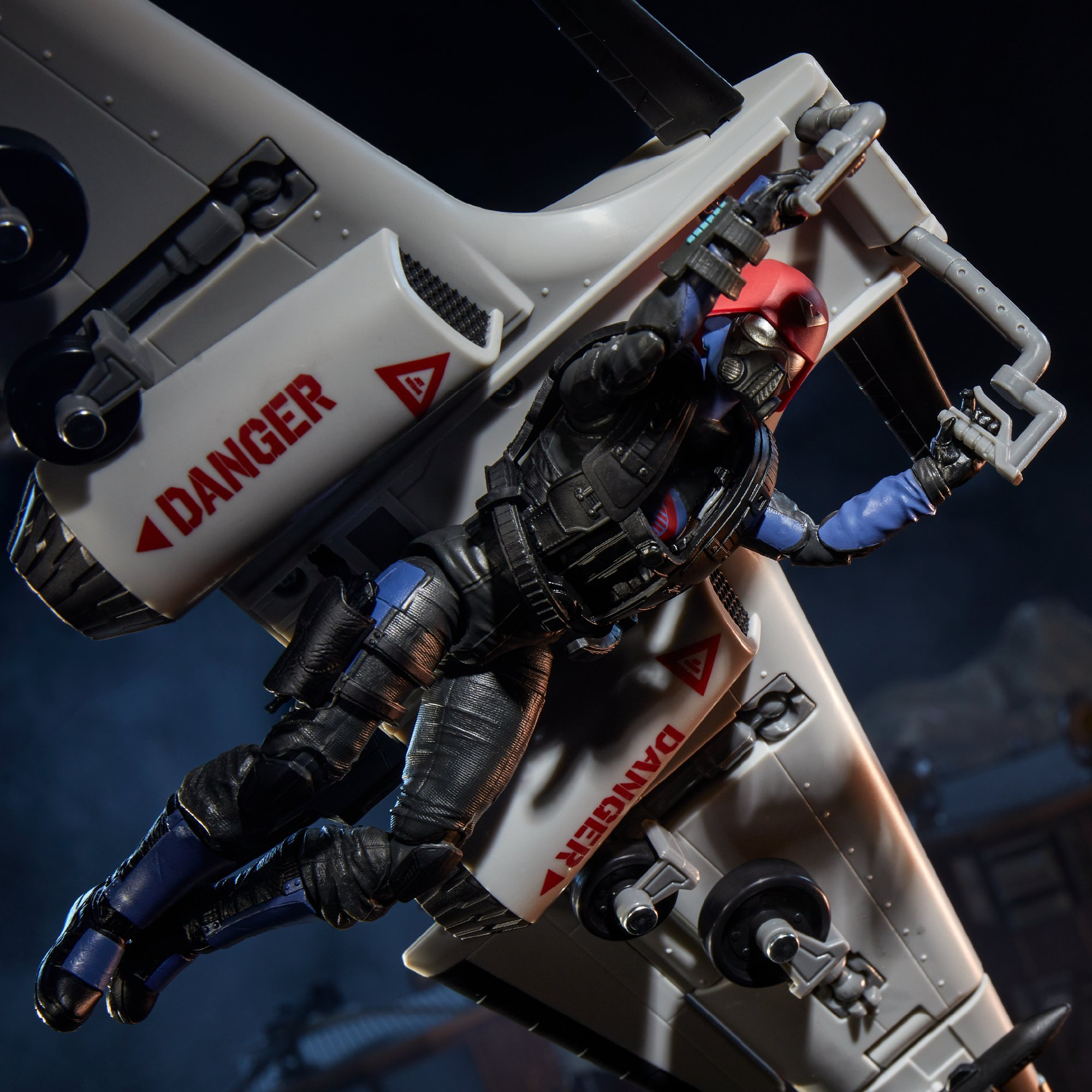 G.I. Joe Classified Series #152, Cobra Pilot Action Figure & Cobra C.L.A.W. (Covert Light Aerial Weapon)