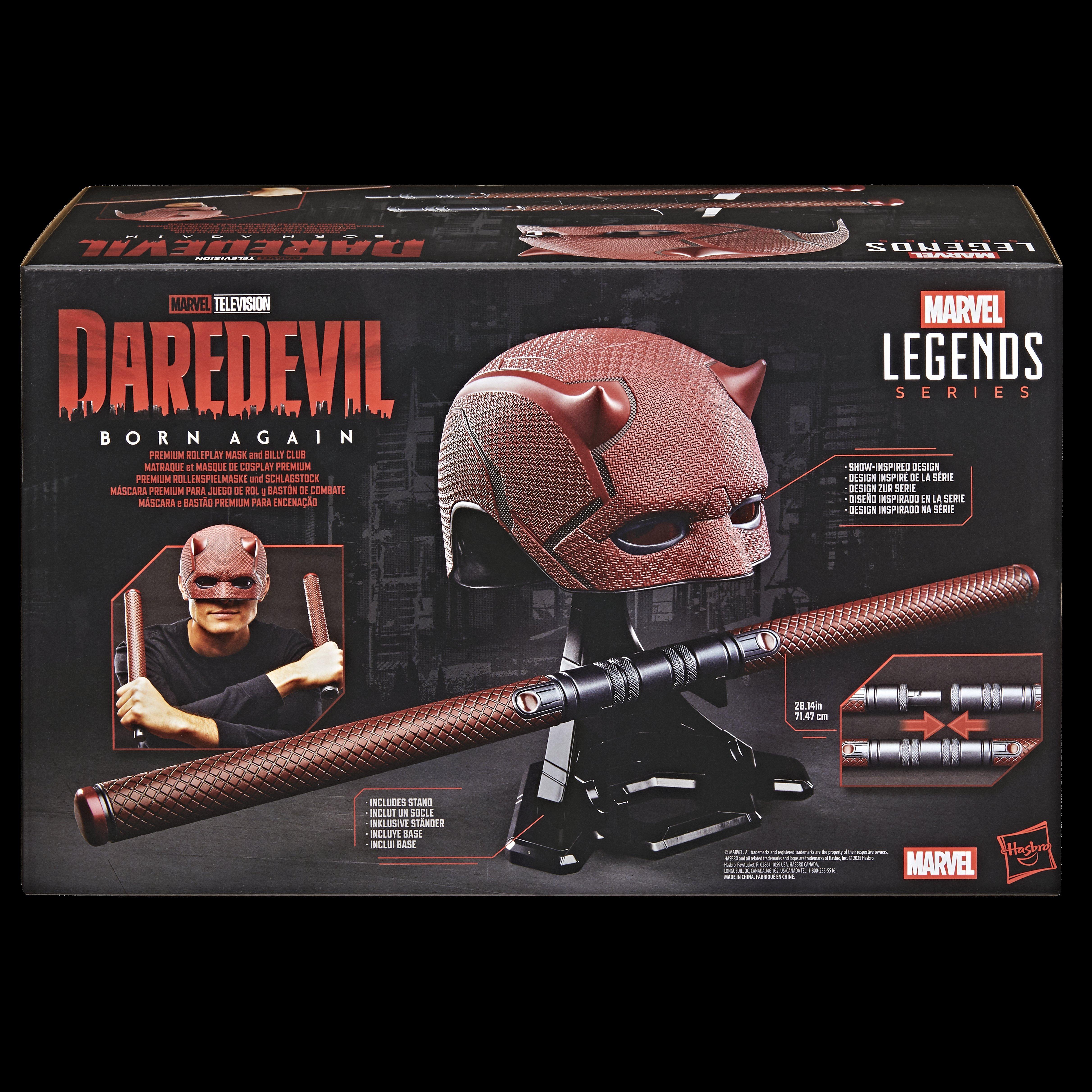 Marvel Legends Series Daredevil: Born Again Premium Roleplay Mask and Billy Club
