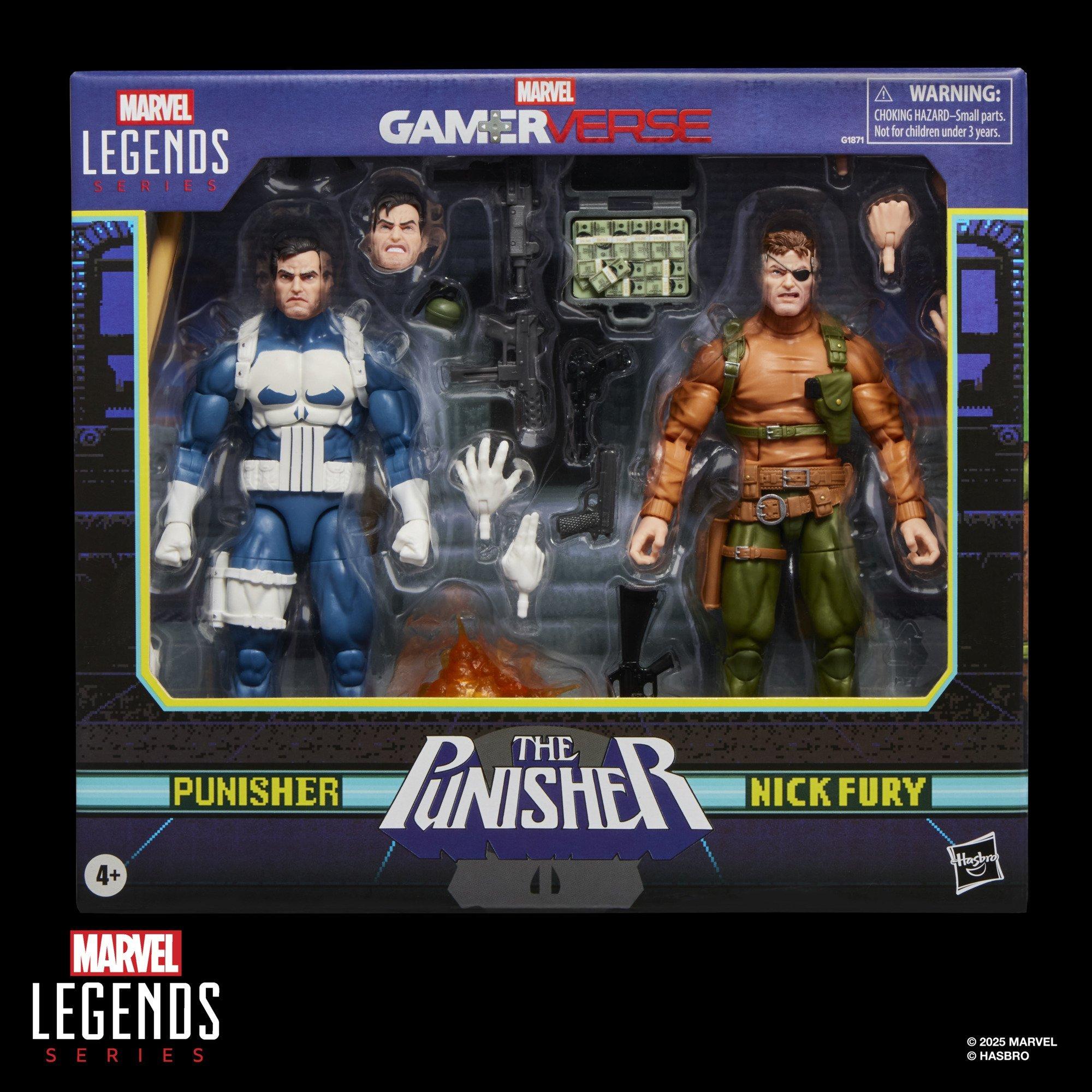 Marvel Legends Series Gamerverse Punisher and Nick Fury