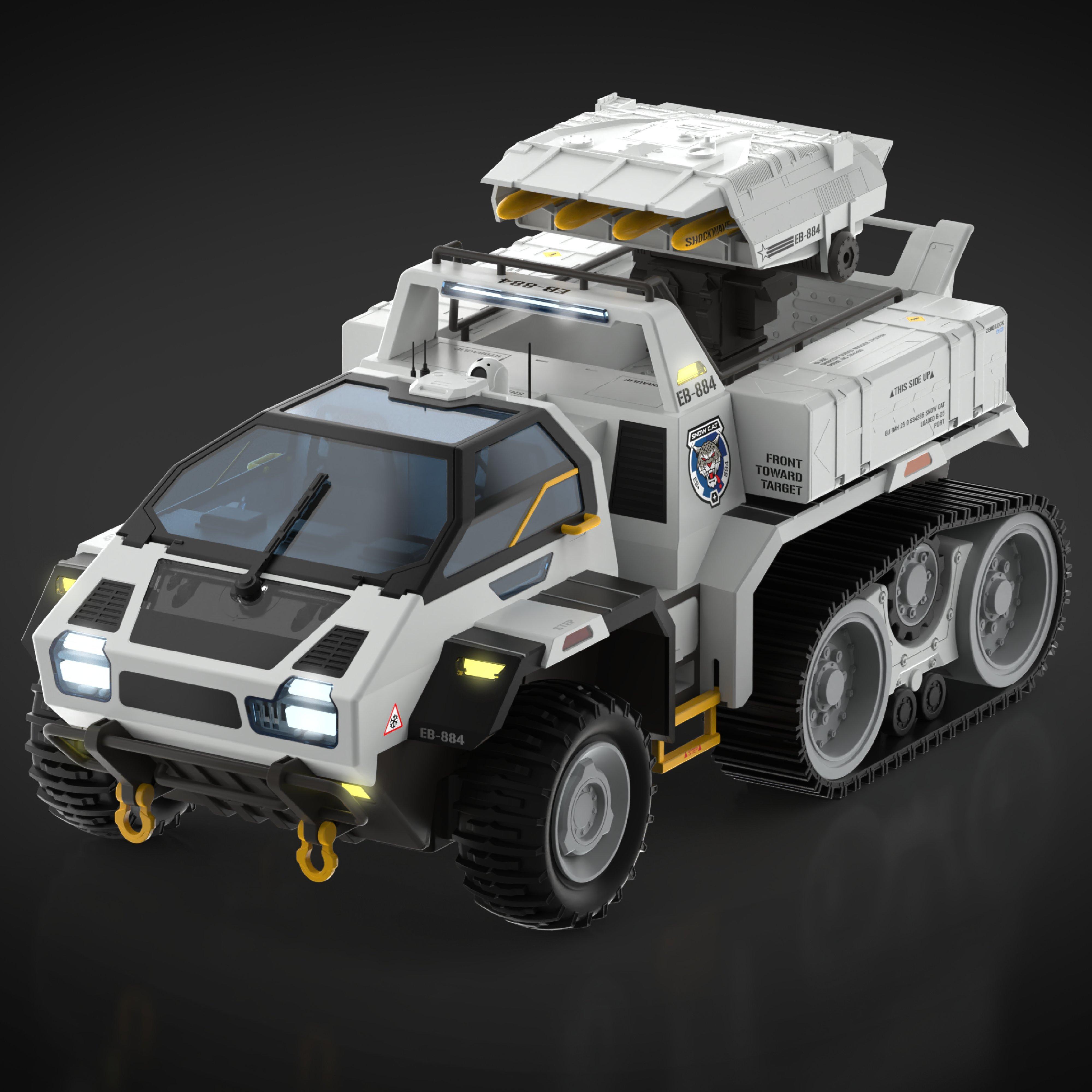 G.I. Joe Classified Series Snow C.A.T. (Combat All-Terrain) Vehicle With Farley "Frostbite" Seward Action Figure