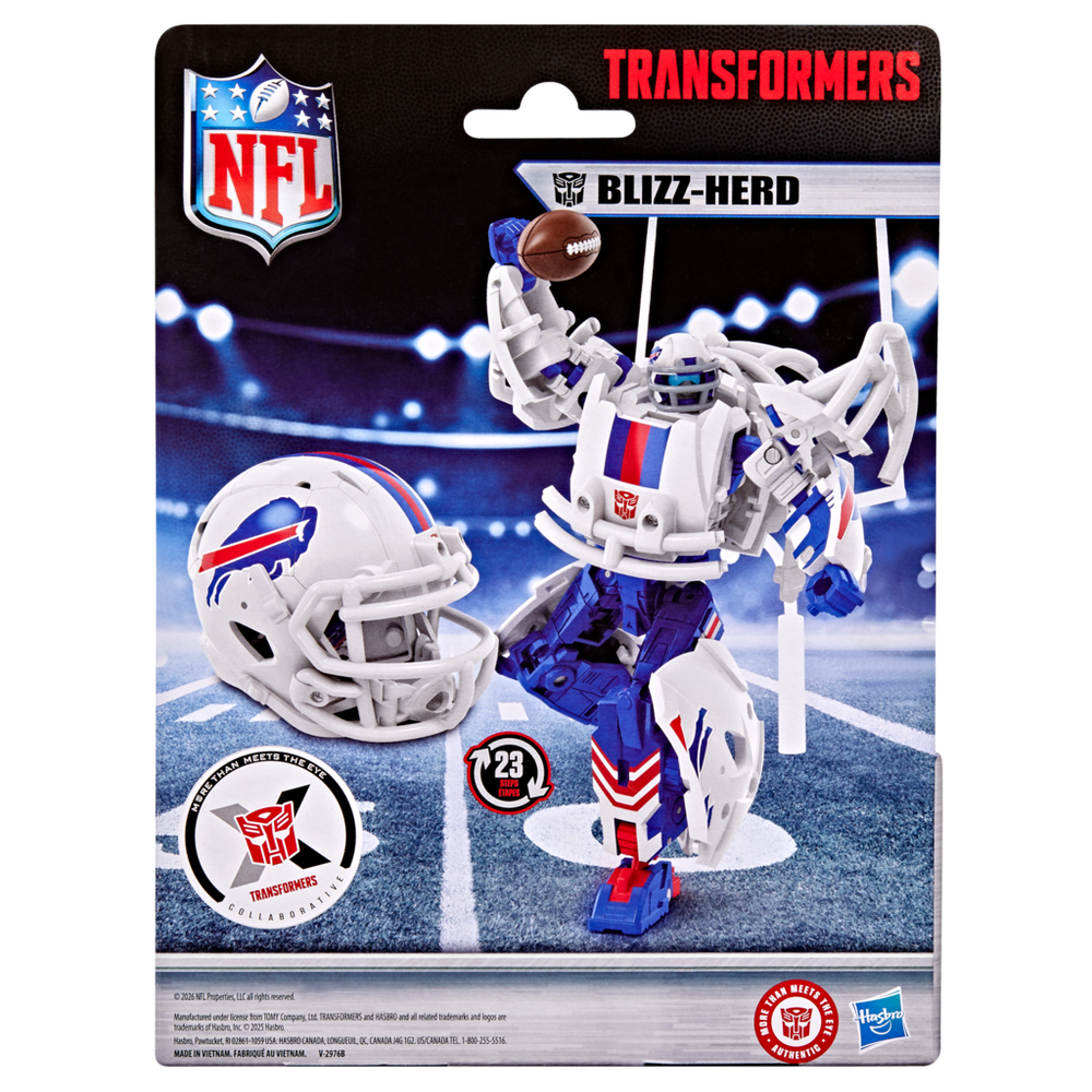 Transformers NFL Buffalo Bills Blizz-herd